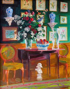 Groene Stoelen, 2003 door William Ireland